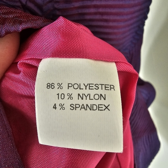 Pentimento Purple Iridescent Crinkle Sheath Dress - Picture 10 of 10